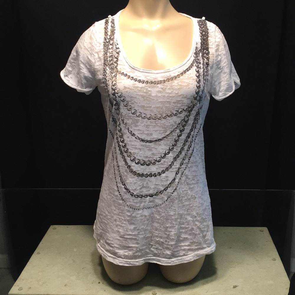 🎀 3 for 20 Faux necklace tunic top
